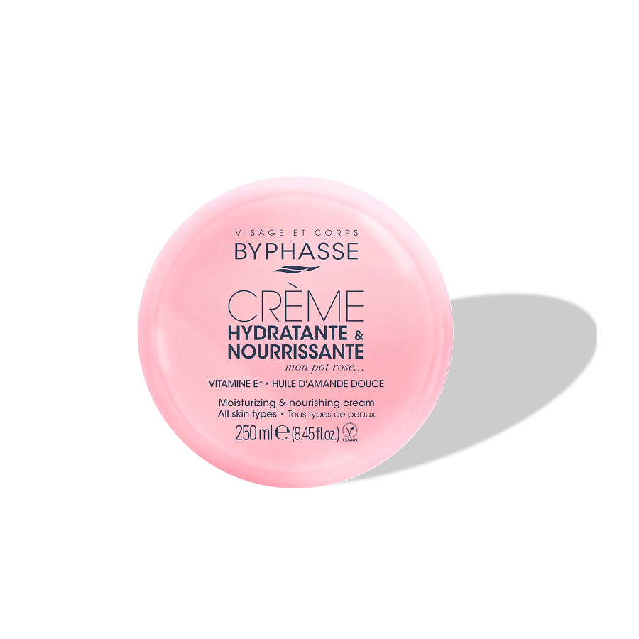 Byphasse Crème Hydratante et Nourrissante pour Visage et Corps