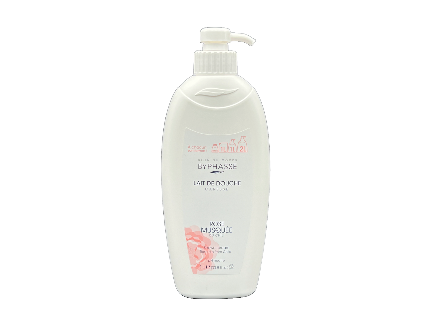 Byphasse Lait de Douche Caresse Rose Musquée