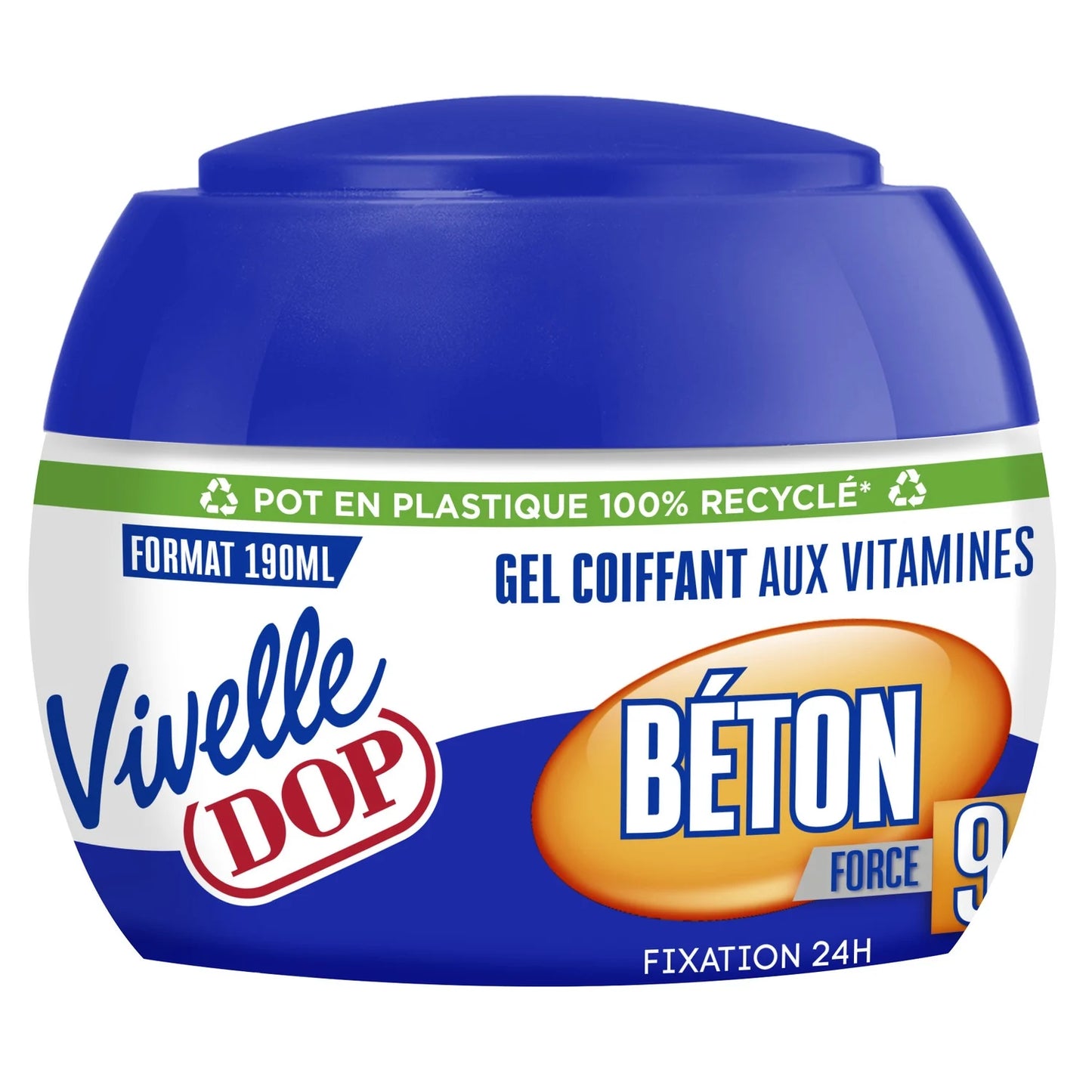 Vivelle Dop Gel Coiffant aux Vitamines Fixation Béton Force 9