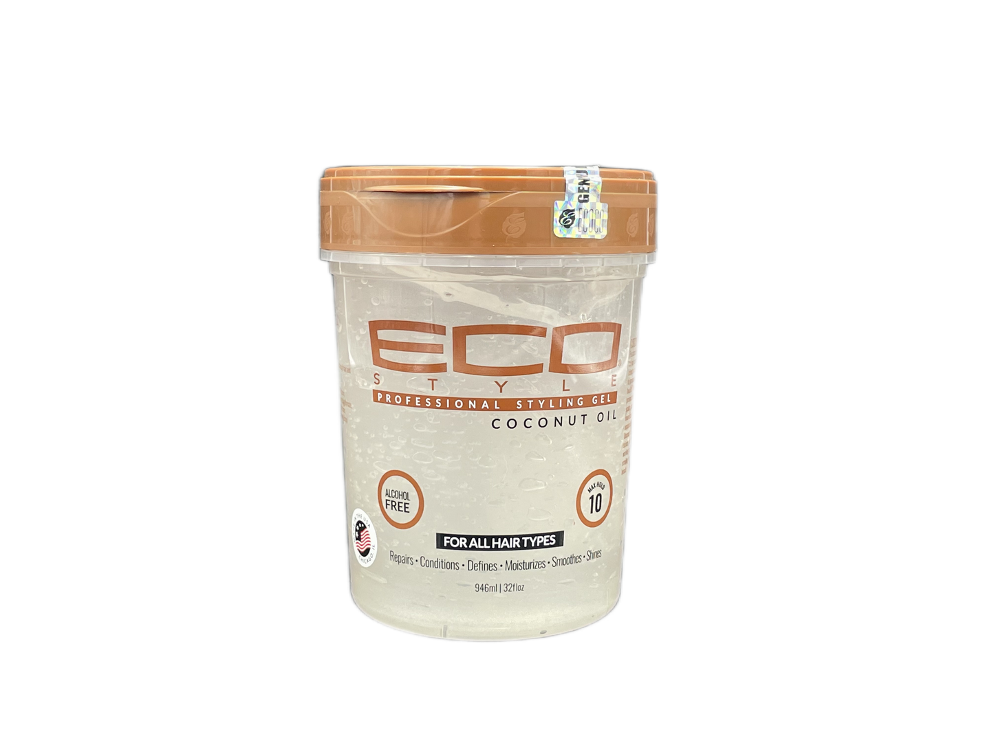 Eco Style Gel Capillaire Huile de Coco