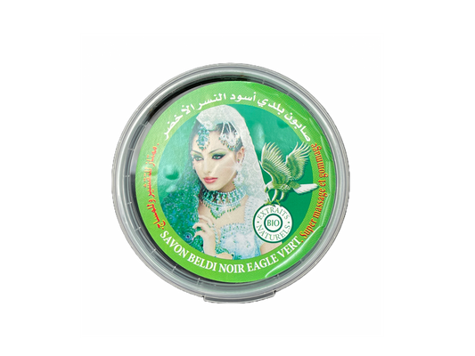 Eagle Vert Savon Noir à l'Huile d'Olive et Extraits de Jasmin