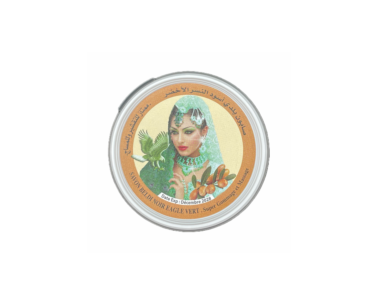 Eagle Vert Black Soap with Olive Oil and Argan Oil