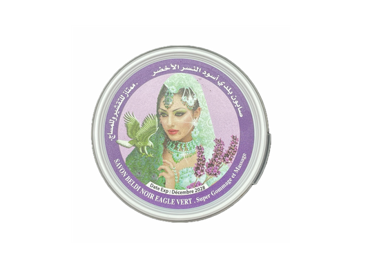 Eagle Vert Savon Noir à l'Huile d'Olive et Extraits de Lavande