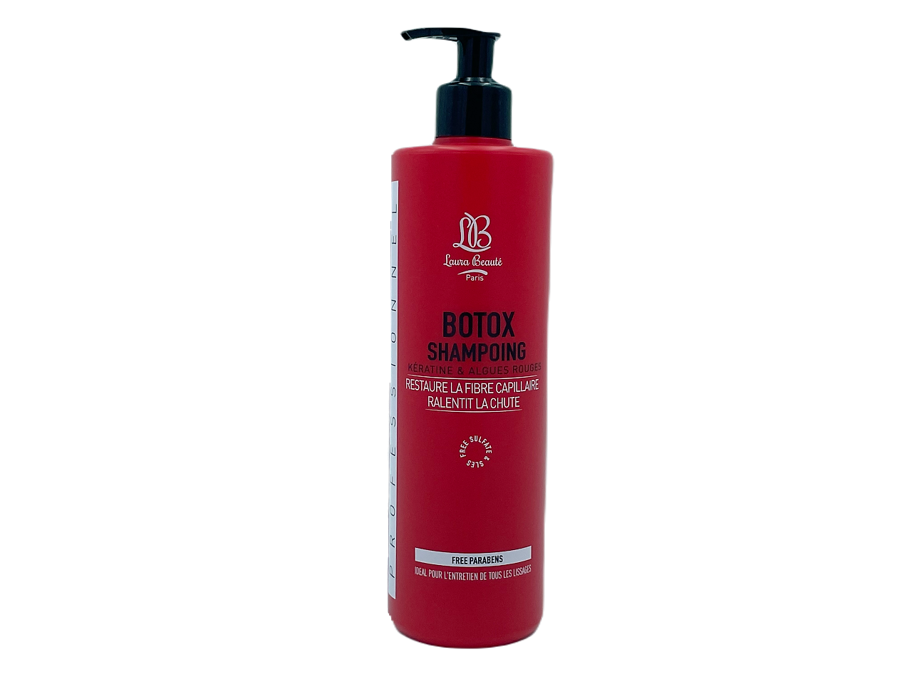 Laura Beauté Shampoing BOTOX Kératine & Algues Rouges
