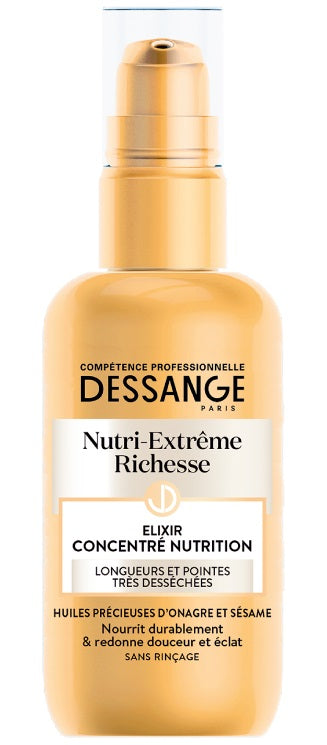 Dessange Elixir Concentré Nutrition Longueur et Pointes Desséchés