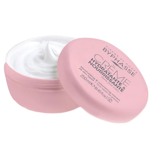 Byphasse Crème Hydratante et Nourrissante pour Visage et Corps