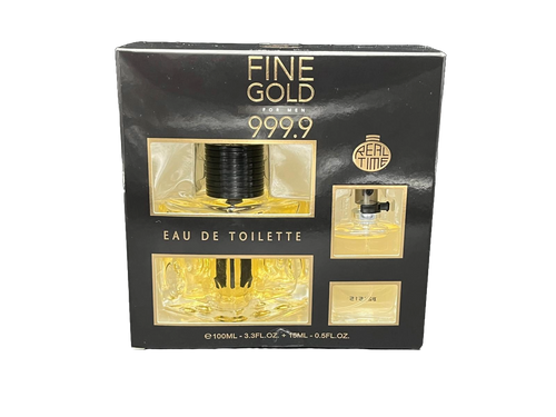 Real Time Fine Gold Men Gift Set