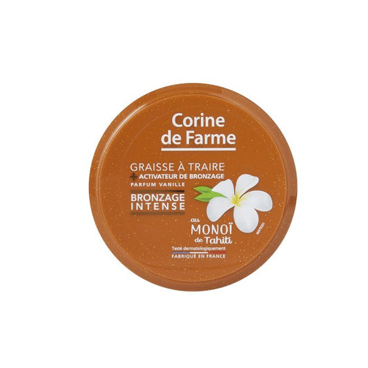 Corinne de Farme Graisse à Traire Parfum Vanille avec Activateur de Bronzage