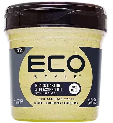 Eco Style Black Castor and Flaxseed Hair Gel