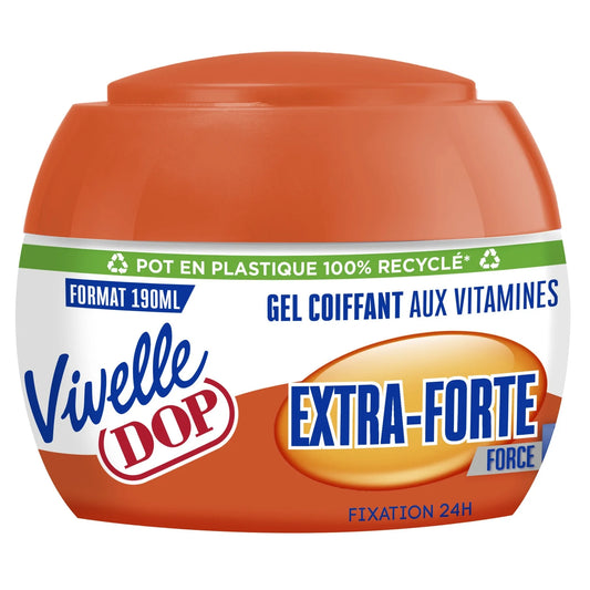 Vivelle Dop Gel Coiffant aux Vitamines Fixation Extra-Forte Force 7