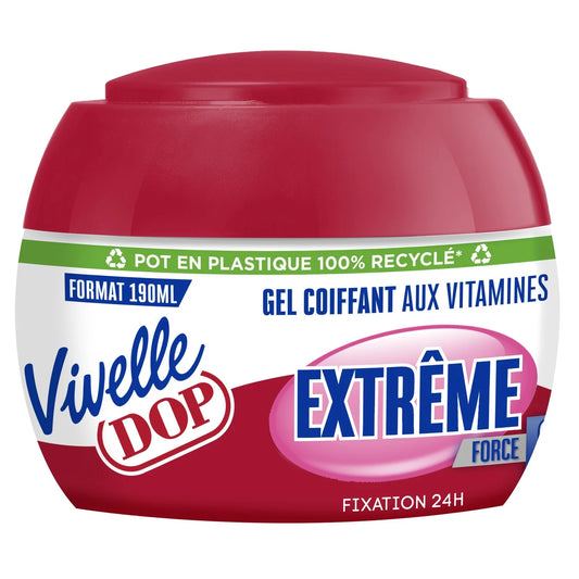 Vivelle Dop Gel Coiffant aux Vitamines Fixation Extrême Force 8