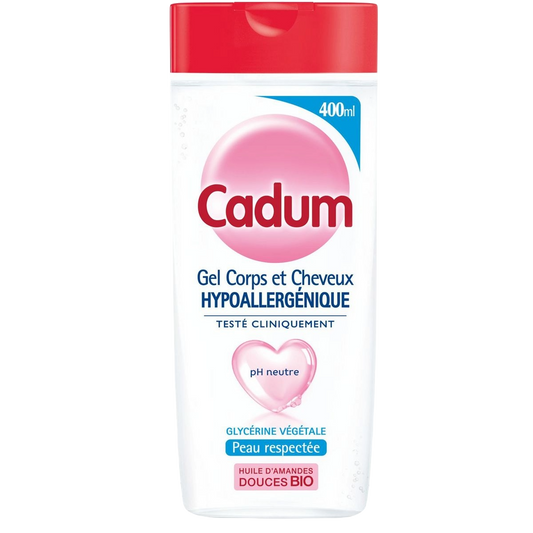 Cadum Gel Corps et Cheveux Hypoallergénique