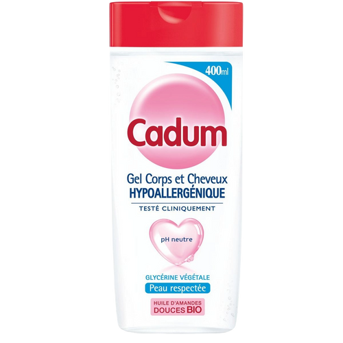 Cadum Gel Corps et Cheveux Hypoallergénique