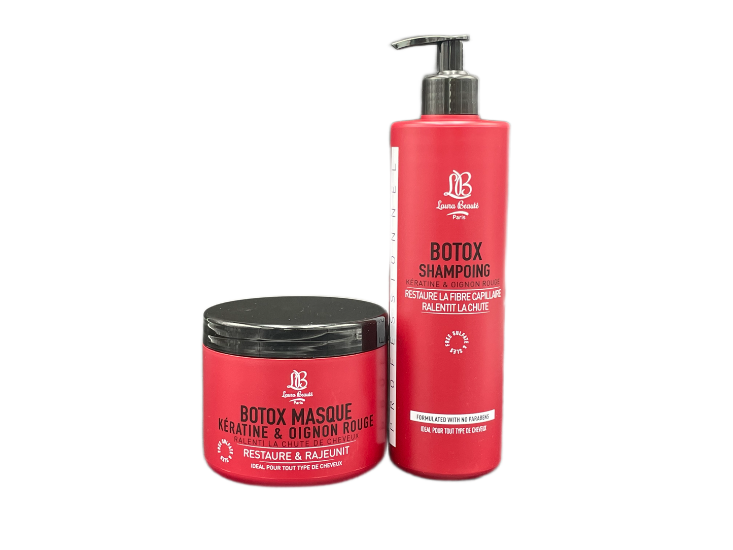 Laura Beauté Pack BOTOX Kératine et Oignon Rouge