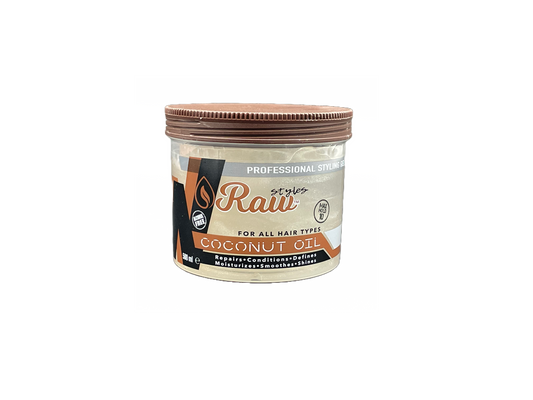 Raw Gel Capillaire Huile de Noix de Coco