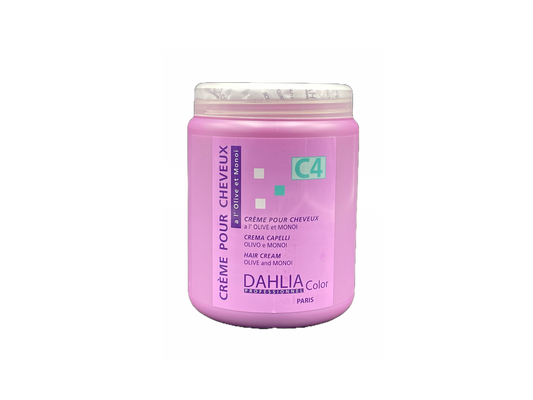 Dahlia Crème Capillaire C4 à l'Olive et au Monoï