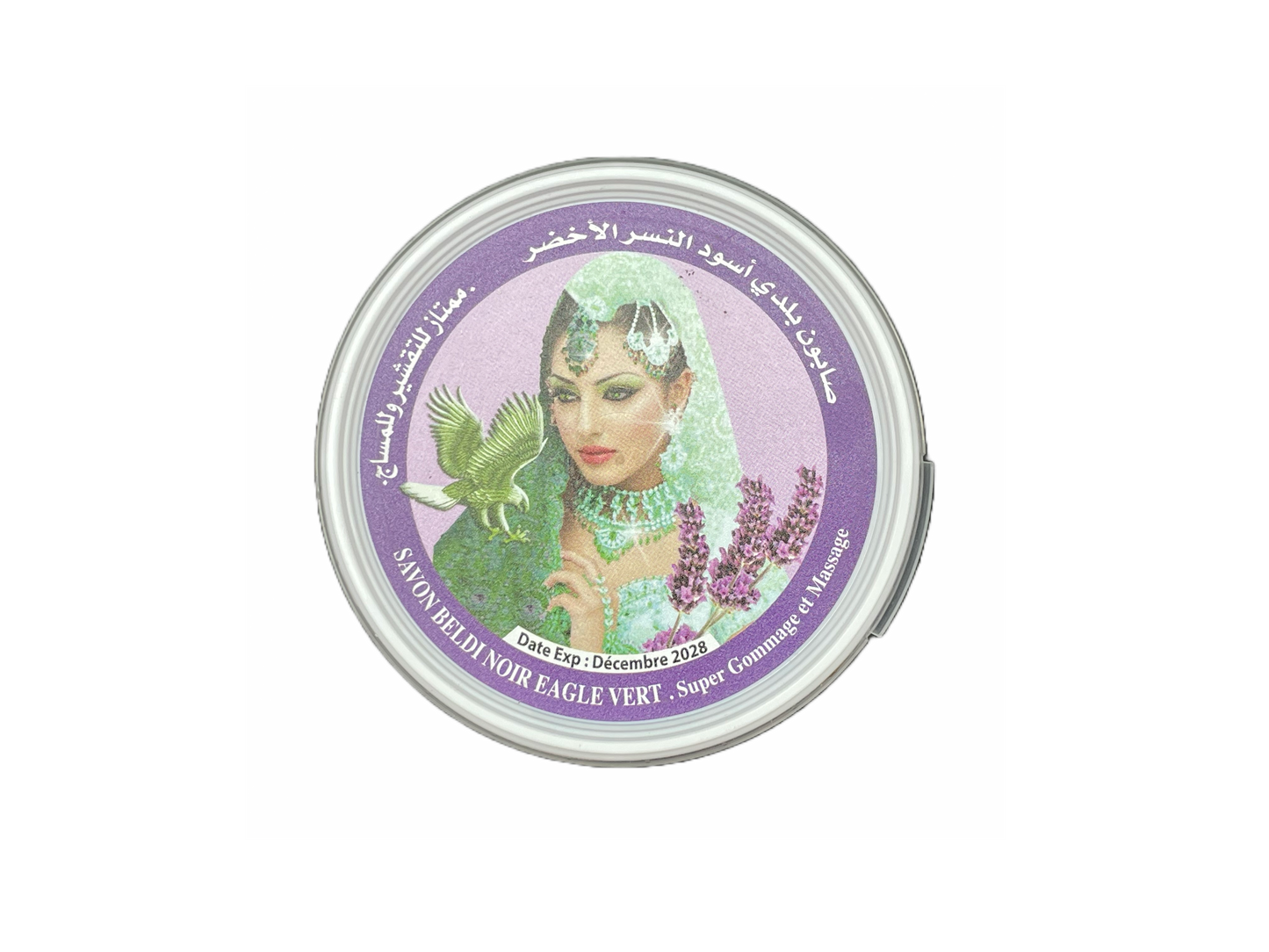 Eagle Vert Savon Noir à l'Huile d'Olive et Extraits de Lavande