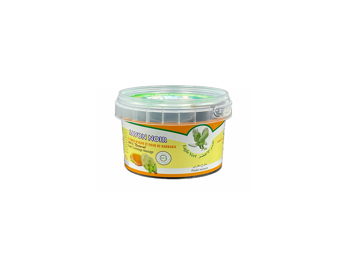 Eagle Vert Black Soap with Olive Oil and Prickly Pears
